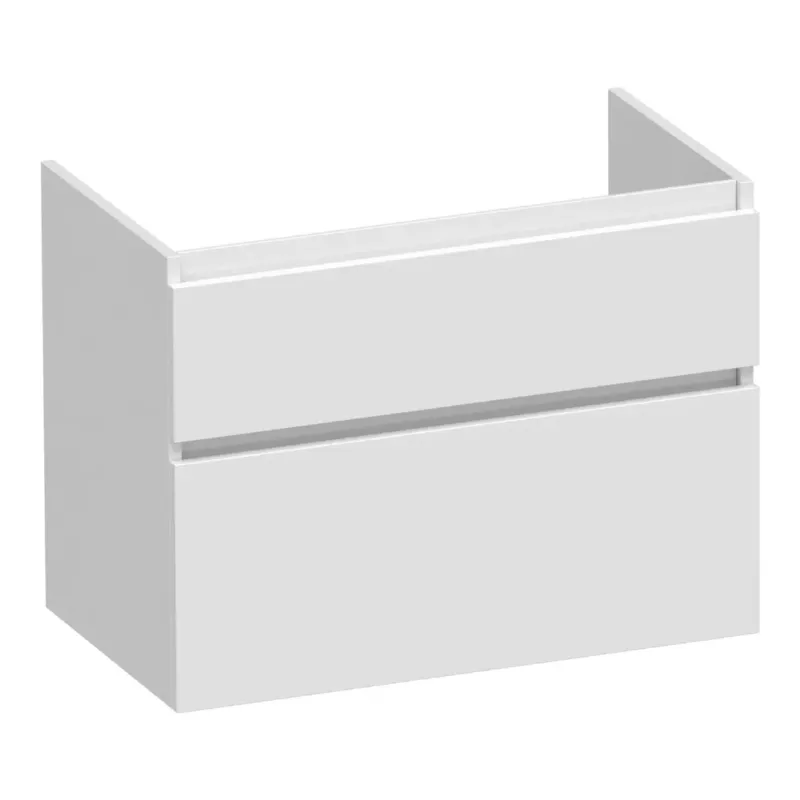 Brauer Delight onderkast 80cm met 2 softclose lades wit glans Finale Uitverkoop