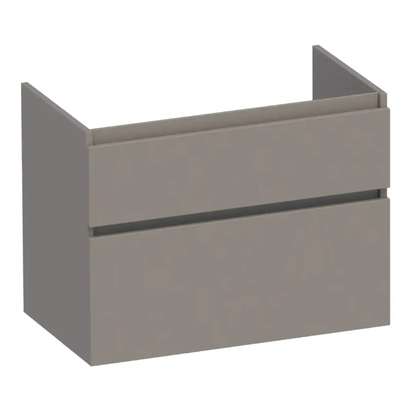 Brauer Delight onderkast 80cm met 2 softclose lades taupe mat Flitsaanbieding