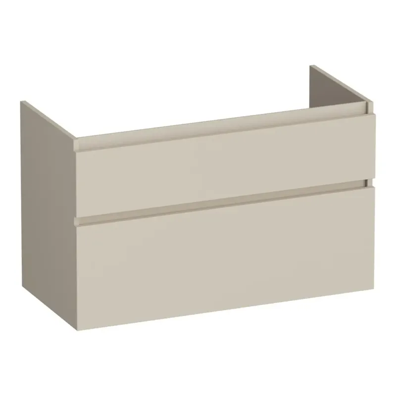 Brauer Delight onderkast 100cm met 2 softclose lades beige mat Flitsaanbieding