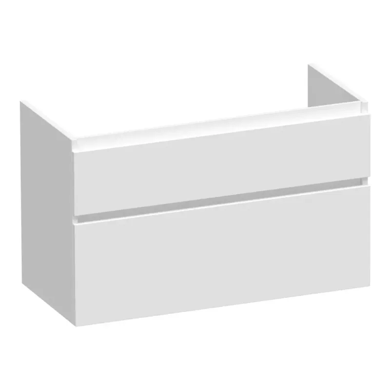 Brauer Delight onderkast 100cm met 2 softclose lades wit mat Direct Verzonden