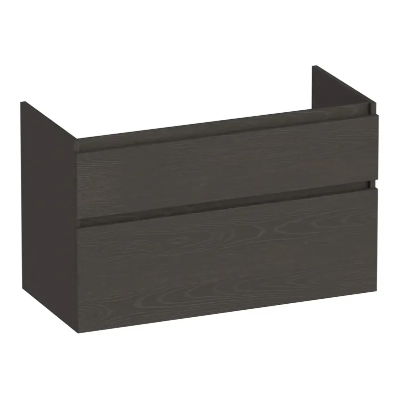 Rechtstreeks Van De Fabrikant Brauer Delight onderkast 100cm met 2 softclose lades timber anthracite