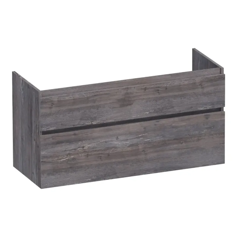 Brauer Delight onderkast 120cm met 2 softclose lades en 1 sifon uitsparing driftwood Bestel Nu