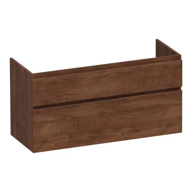 Brauer Delight onderkast 120cm met 2 softclose lades en 1 sifon uitsparing forest cacao Korting