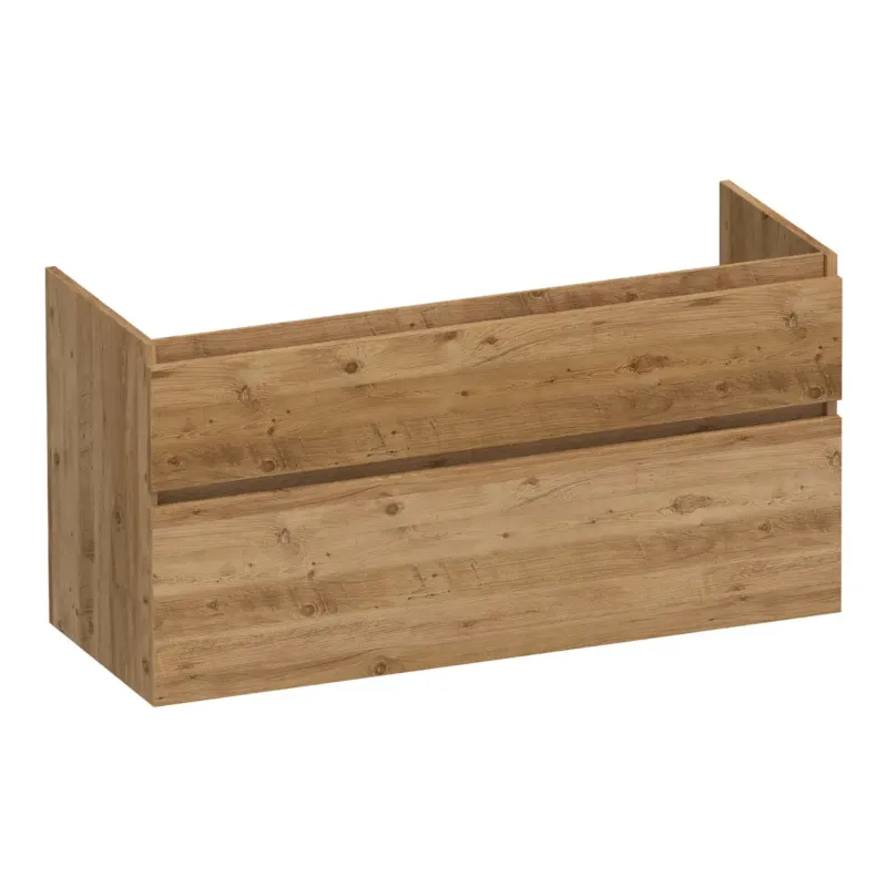 Speciale Aanbieding Brauer Delight onderkast 120cm met 2 softclose lades en 2 sifon uitsparingen chateau