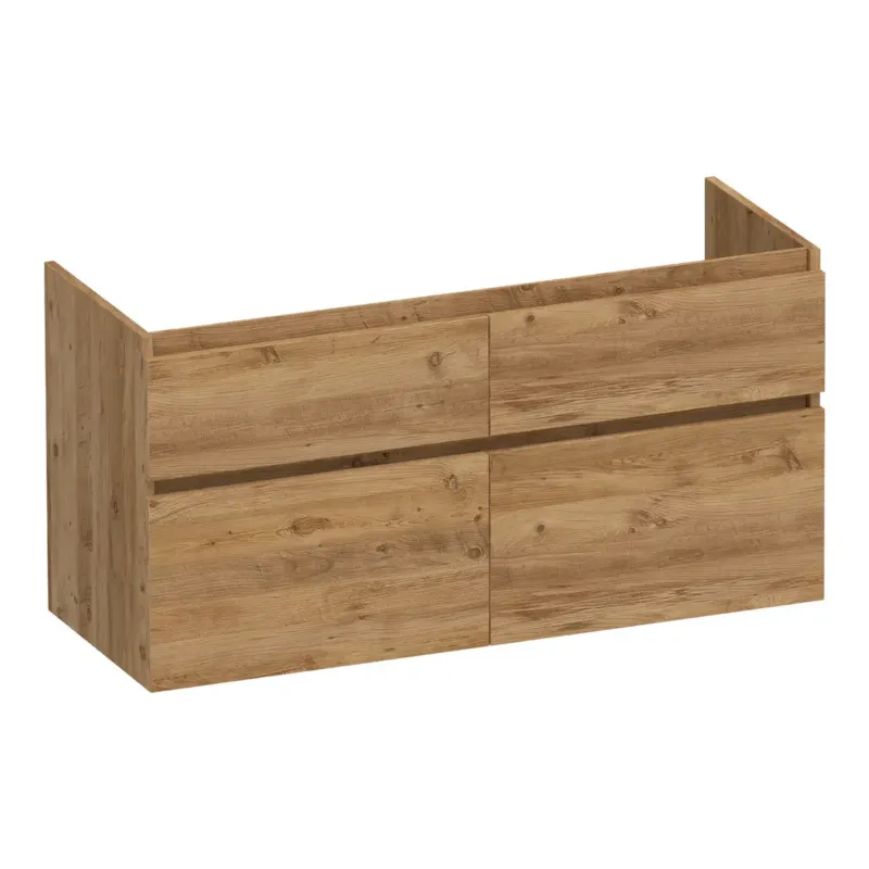 Brauer Delight onderkast 120cm met 4 softclose lades en 2 sifon uitsparingen chateau Express Levering