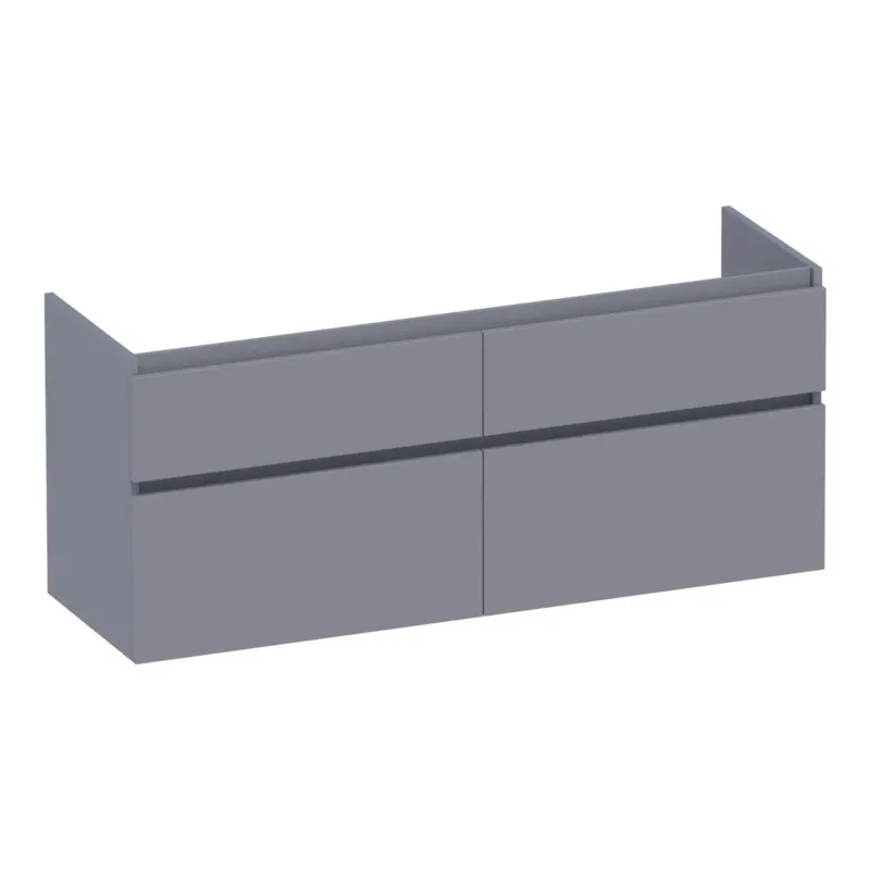 Seizoensaanbieding Brauer Delight onderkast 140cm met 4 softclose lades grijs mat