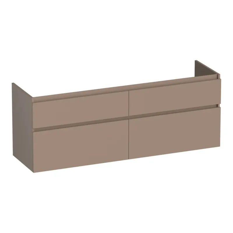Veilige Betaling Brauer Delight onderkast 140cm met 4 softclose lades mokka mat