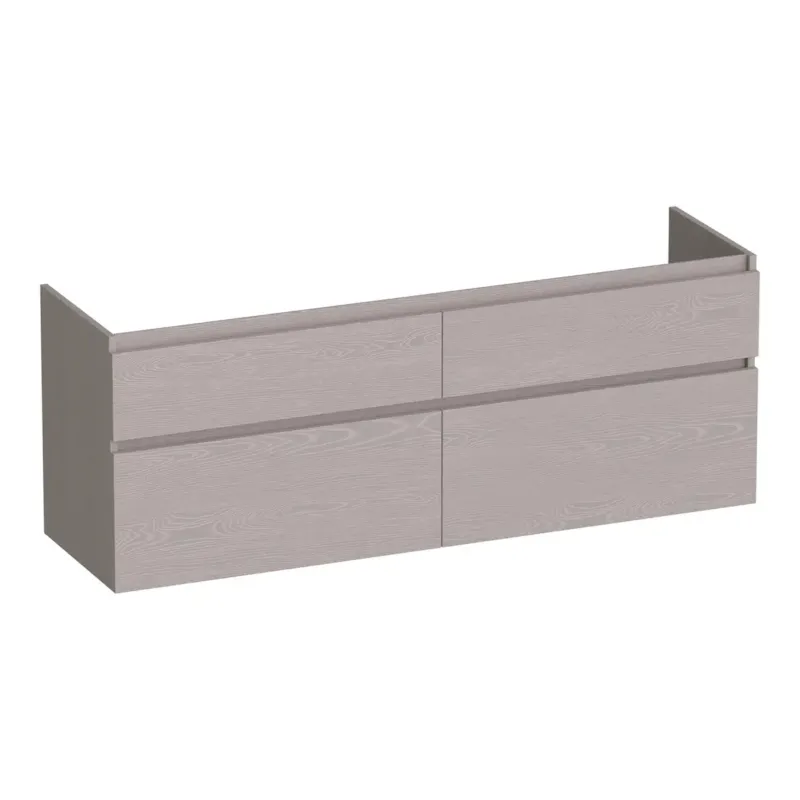 Brauer Delight onderkast 140cm met 4 softclose lades timber greige Direct Beschikbaar