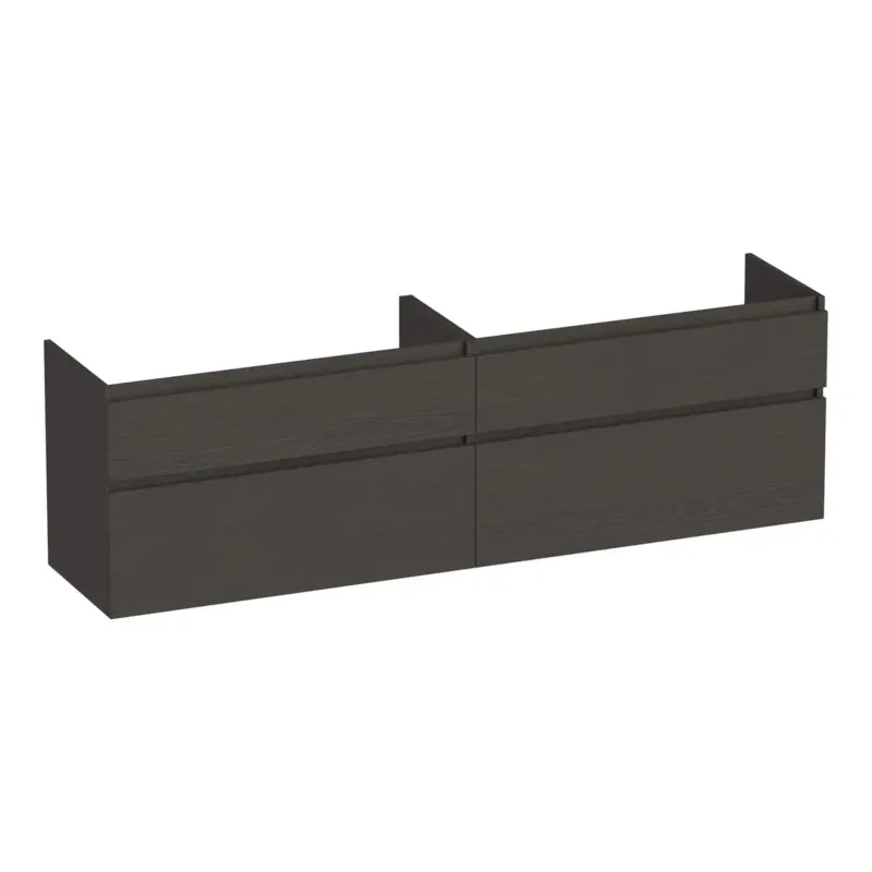 Brauer Delight onderkast 160cm met 4 softclose lades timber anthracite Direct Verzonden