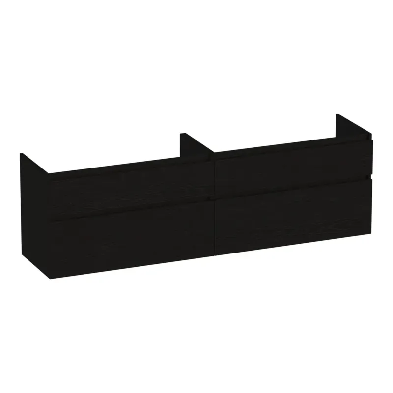 Brauer Delight onderkast 160cm met 4 softclose lades timber black Nu Kopen