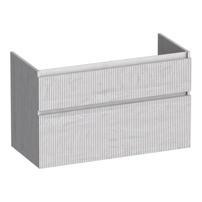 Brauer Delight Wavy onderkast 100cm met 2 softclose lades forest seashell Premium