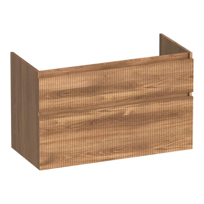 Brauer Delight Wavy onderkast 100cm met 2 softclose lades honey Speciale Aanbieding