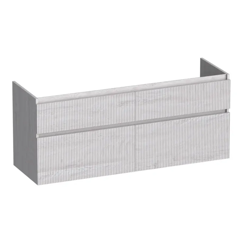 Brauer Delight Wavy onderkast 140cm met 4 softclose lades forest seashell Snelle Levering