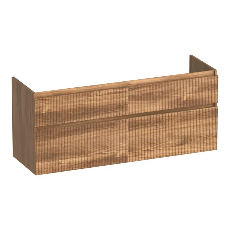Brauer Delight Wavy onderkast 140cm met 4 softclose lades honey Snelle Levering