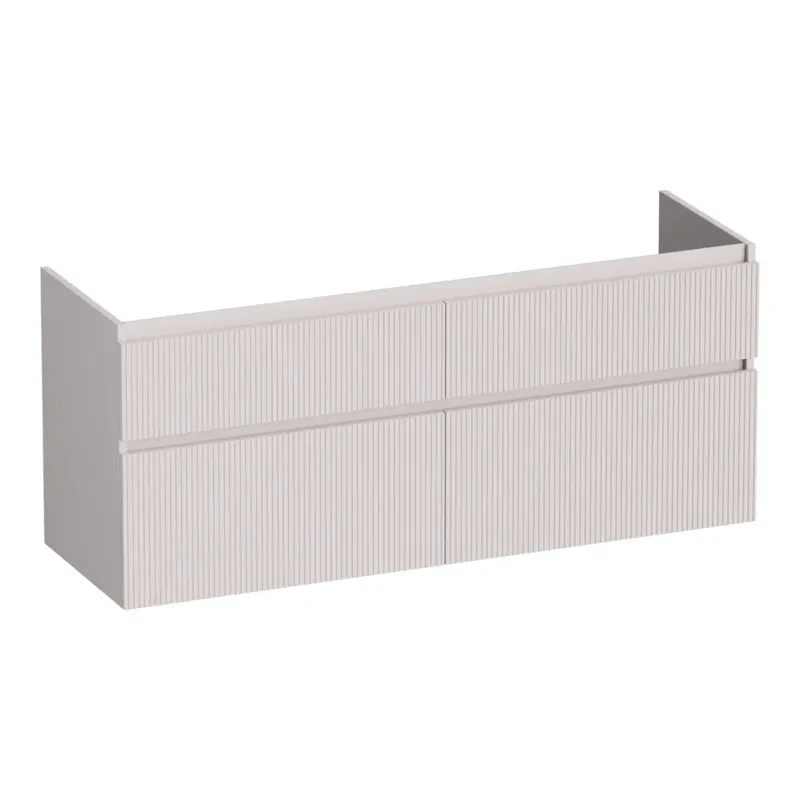 Beperkt Aanbod Brauer Delight Wavy onderkast 140cm met 4 softclose lades zand mat