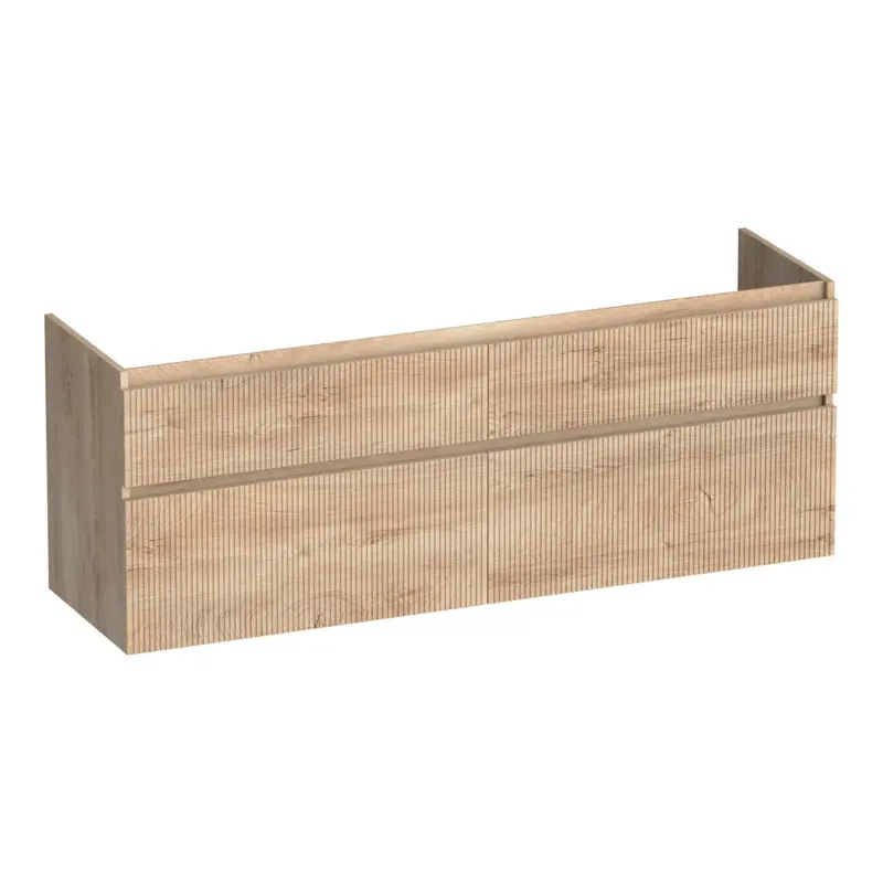 Brauer Delight Wavy onderkast 160cm met 4 softclose lades forest wheat Exclusieve Aanbieding