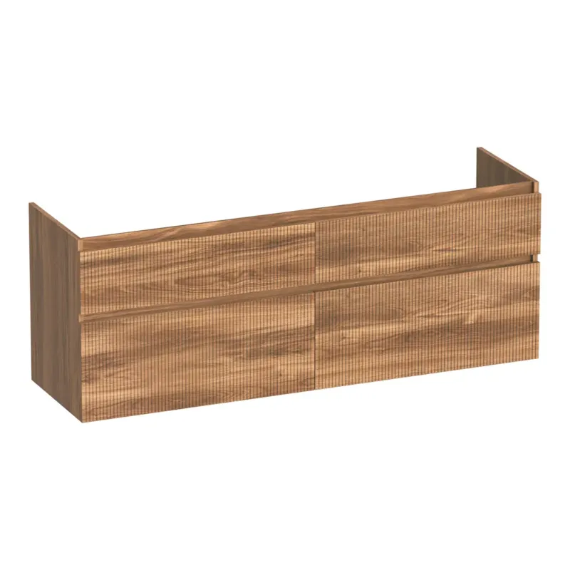 Aanbieding Brauer Delight Wavy onderkast 160cm met 4 softclose lades honey