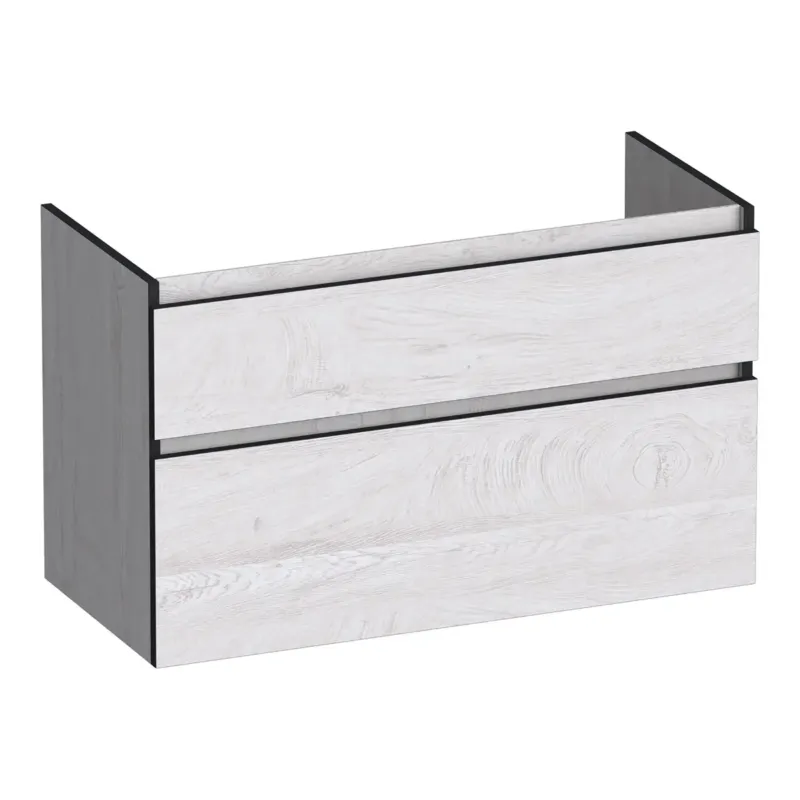 Brauer Delight Edge onderkast 100cm met 2 softclose lades forest seashell Must-Have
