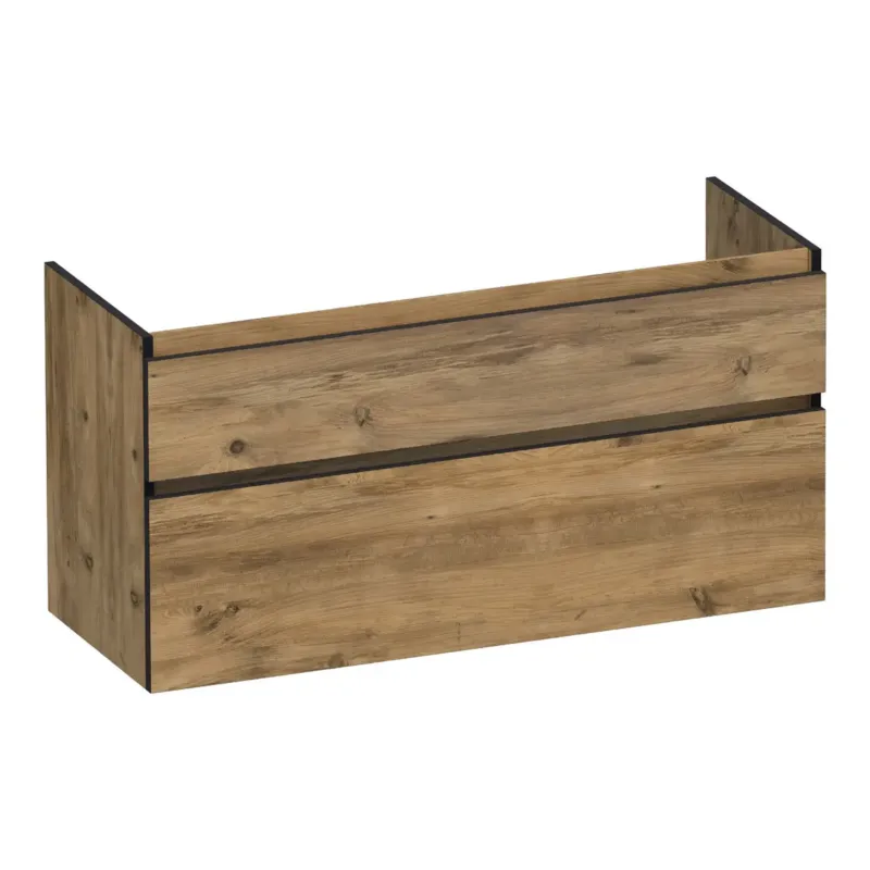 Brauer Delight Edge onderkast 120cm met 2 softclose lades en 1 sifon uitsparing chateau Uitverkoop