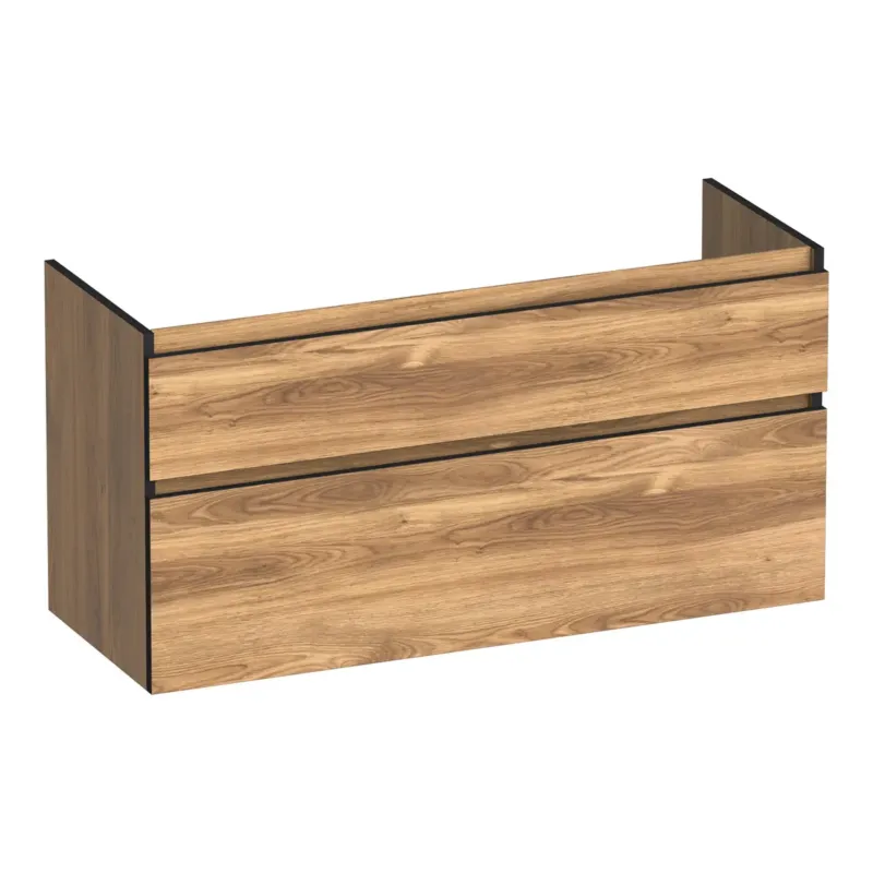 Brauer Delight Edge onderkast 120cm met 2 softclose lades en 1 sifon uitsparing honey Bestseller