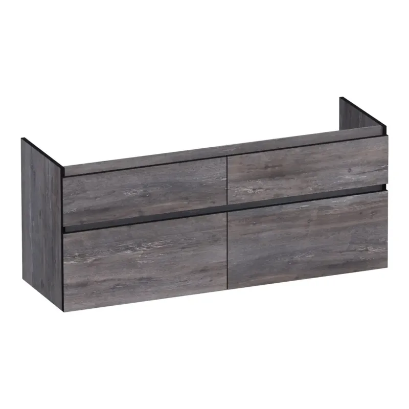 Brauer Delight Edge onderkast 140cm met 4 softclose lades driftwood Exclusieve Aanbieding