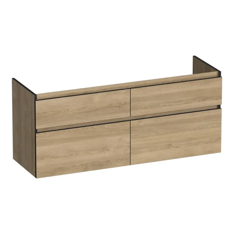 Aanbieding Brauer Delight Edge onderkast 140cm met 4 softclose lades sunlit