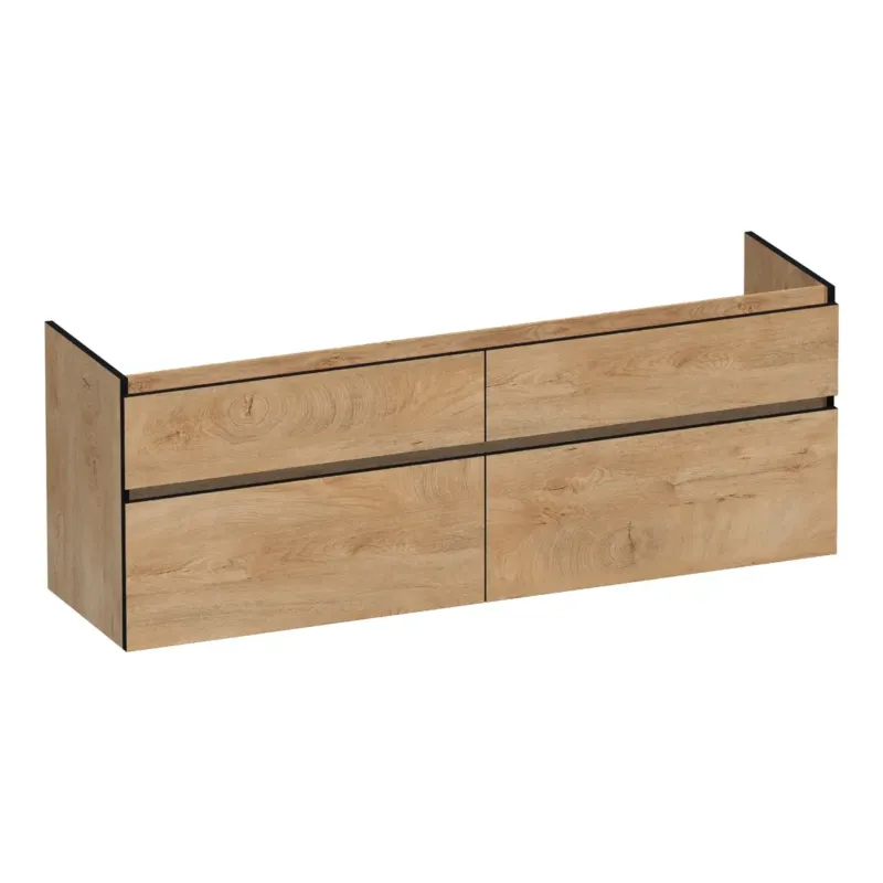Brauer Delight Edge onderkast 160cm met 4 softclose lades forest tan Populair