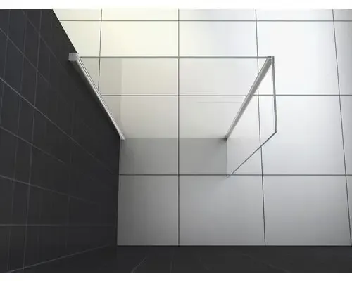 Premium Mueller Basic zijwand met hoekprofiel 30x200cm Anti kalk coating