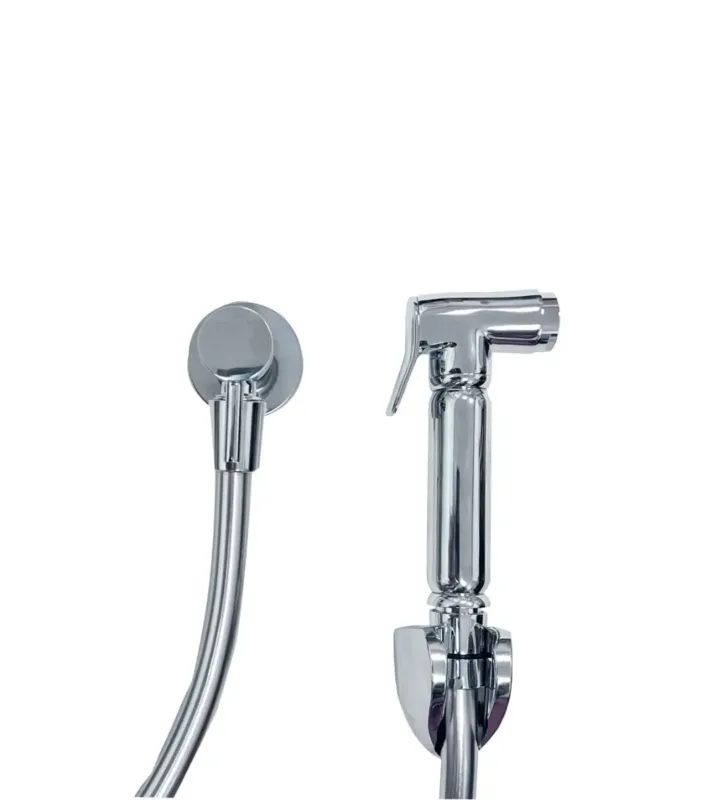 Rechtstreeks Van De Fabrikant Mueller Complete set knijp handdouche+slang+hoekstopkraan