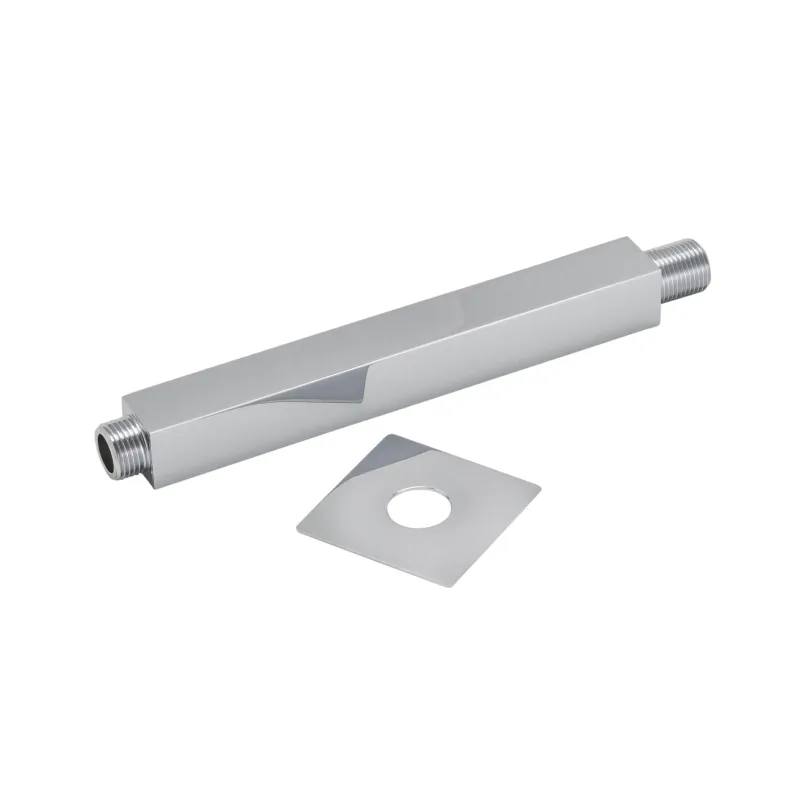 Mueller Cube luxe douche-arm vierkant plafondbevestiging 20cm chroom Gecertificeerd