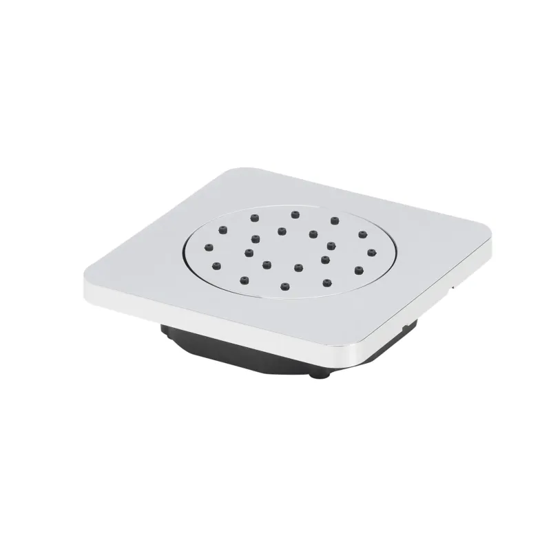 Premium Mueller Cube Inbouw verstelbare zijdouche vierkant 135x135 ABS chroom