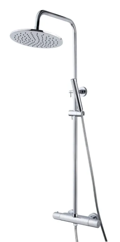 Merkproduct Mueller Round regendouche opbouw 25cm chroom