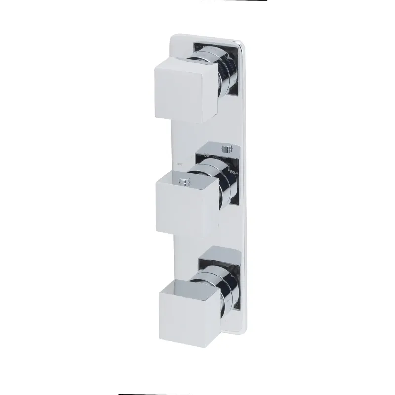 Premium Mueller Cube inbouw 3-wegs douchethermostaat chroom