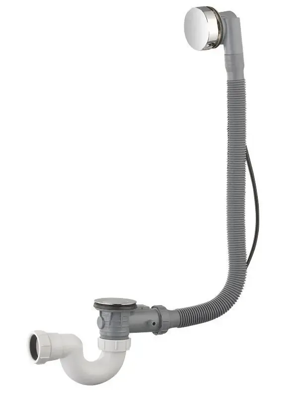 Mueller Luxe badplug-overloopcombinatie + waste chroom Seizoensaanbieding