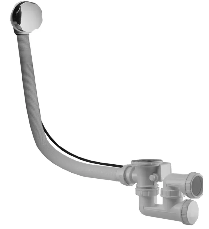 Mueller Verlengde bad-plugoverloop-combinatie+waste chroom 40mm Lage Kosten