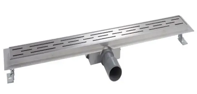 Bestel Nu Mueller Luxa RVS douchegoot 100x7cm met flens