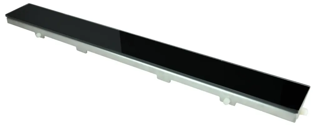 Laatste Kans Mueller Glasrooster zwart 70x7 tbv RVS douchegoot