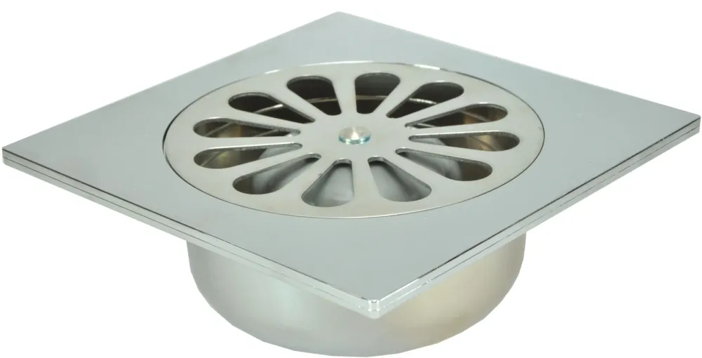 Mueller Chroom ABS doucheput 14x14 onder 40mm Voordeelprijs