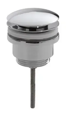 Gereduceerde Prijs Mueller luxe afvoerplug met clicksysteem 5/4 laag model chroom