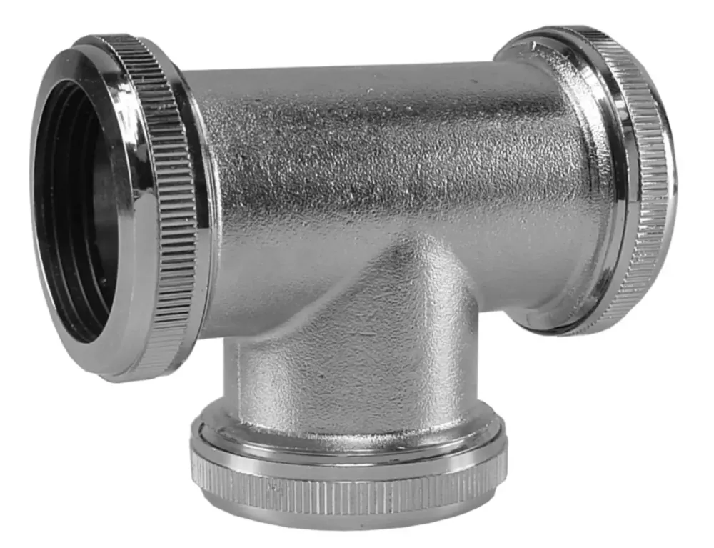 Dagaanbieding Mueller Chroom koppel-teestuk 32mm tbv vloerbuis