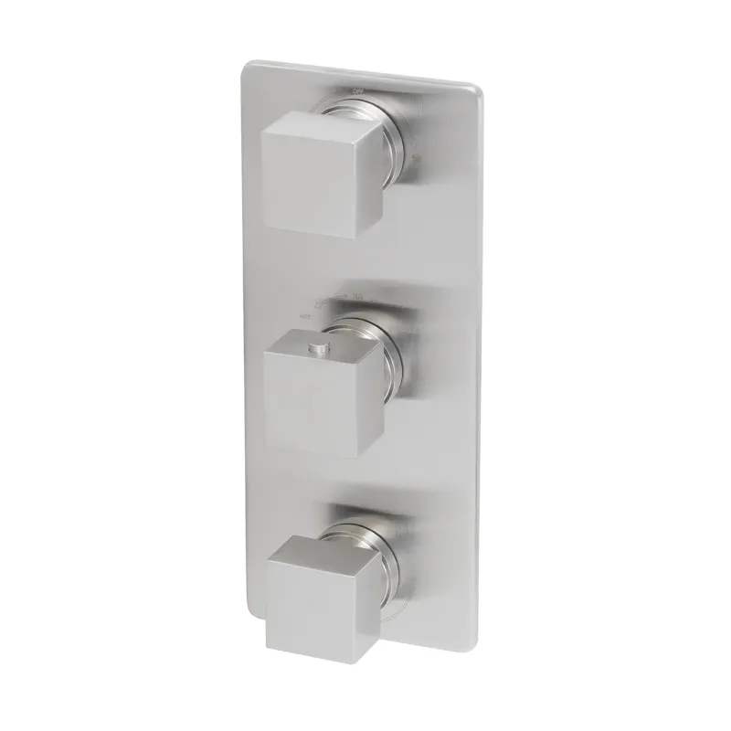 Aanbieding Mueller Cube inbouw thermostaat 3-wegs RVS look