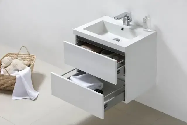 Lambini Designs Trend Line badkamermeubel 60cm 1 kraangat hoogglans wit Bestseller