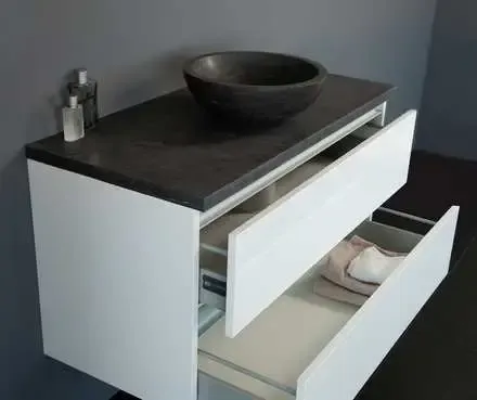 Nu Kopen Lambini Designs Trend Dynasty badkamermeubel hoogglans wit 100cm