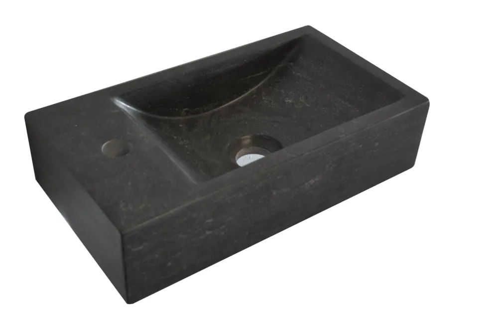 Lambini Designs Recto losse fontein 40x22cm natuursteen links Uitverkoop