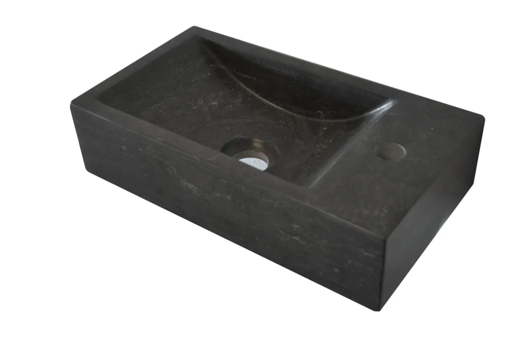 Lambini Designs Recto losse fontein 40x22cm natuursteen rechts Hoge Kwaliteit