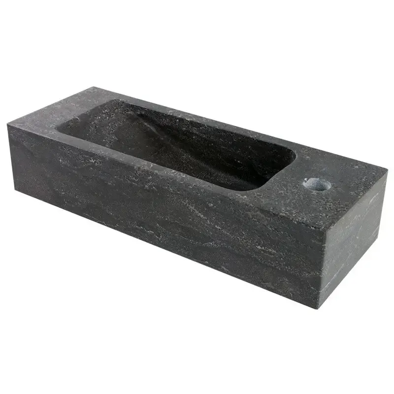Goedkoop Lambini Designs Slim losse fontein 45x17cm natuursteen links