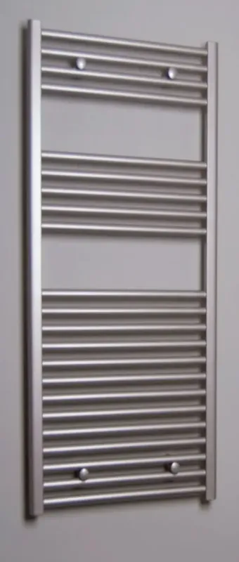 Nieuw Sanicare design handdoekradiator 45x112cm inox look