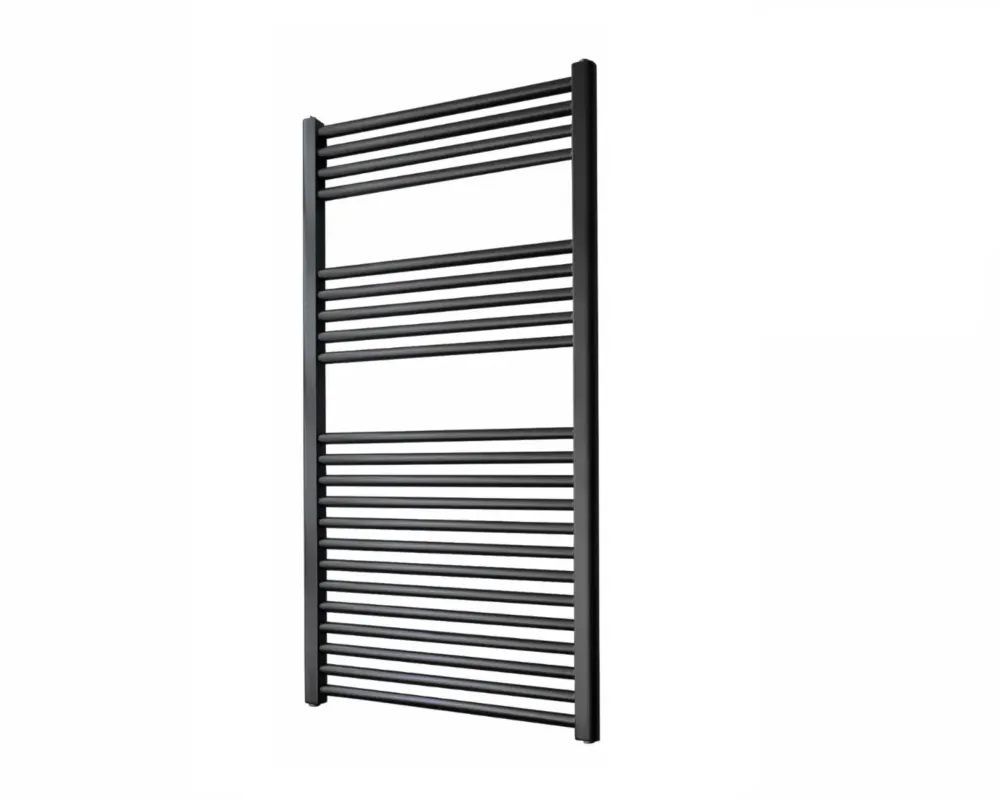 Laatste Versie Sanicare design handdoekradiator 60x112cm zwart mat