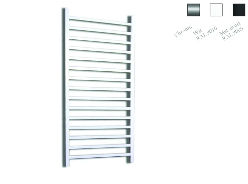 Weekendaanbieding Sanicare design radiator Qubic 126,4 x60 cm. wit