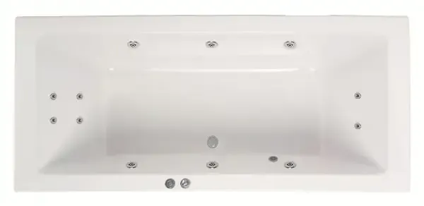 Beperkt Aanbod Lambini Designs Cube Bubbelbad 190x90cm 6+4+2 hydro jets